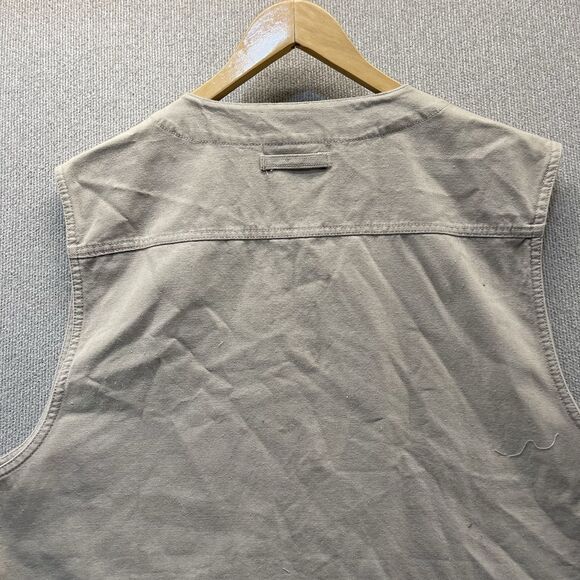 VTG PB & Co Vest Khaki Utility Camping Fishing Men's XL NWT - Picture 4 of 10